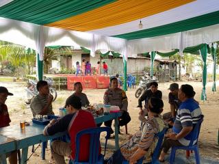 Kapolsek Tapung Hilir Lakukan Cooling System Melalui Bhabinkamtibmas, Baca Pesannya